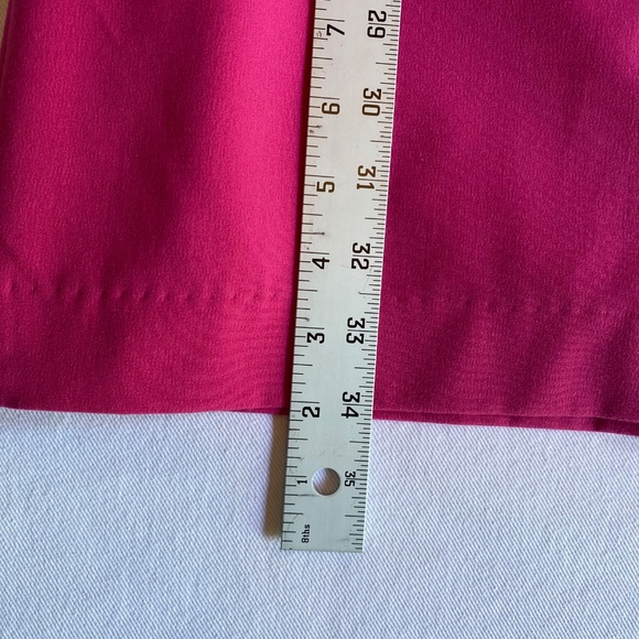 J. Crew Sleeveless Sheath Dress Sz 2 Midi Knee Length Hot Pink Barbiecore Office - Picture 8 of 10